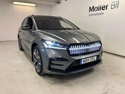 Grå (graphite grey metallic) Begagnad 2024 Skoda Enyaq iV RS SUV | 535 000 kr (Lite dyr)