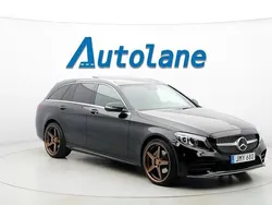 Svart Begagnad 2018 Mercedes C220 AMG Kombi | 269 900 kr (Marknadspris)