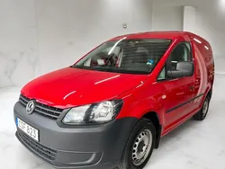 Röd Begagnad 2014 VW Caddy Minibuss | 69 900 kr (Marknadspris)