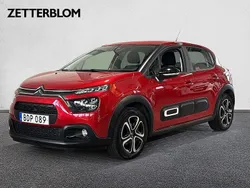 Röd Begagnad 2022 Citroën C3 Feel Halvkombi | 129 000 kr (Marknadspris)