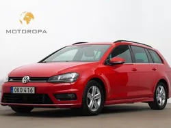 Röd Begagnad 2016 VW Golf VII R-line Kombi | 139 000 kr (Bra pris)