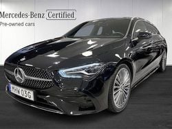 Svart Begagnad 2025 Mercedes CLA200 Shooting Brake AMG line Kombi | 379 000 kr (Marknadspris)