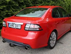 Röd Begagnad 2010 Saab 9-3 Aero Sedan | 88 500 kr (Dyr)