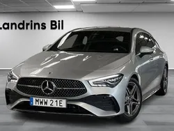 Silver Begagnad 2024 Mercedes CLA200 Shooting Brake AMG Line Premium Kombi | 379 000 kr (Superpris)