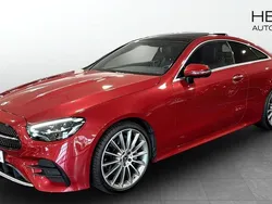 Röd (red) Begagnad 2022 Mercedes E200 AMG Sportkupé | 429 900 kr