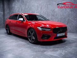 Röd Begagnad 2018 Volvo V90 R-Design Kombi | 249 800 kr (Marknadspris)