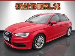 Röd Begagnad 2016 Audi A3 Sportback S-Line Halvkombi | 119 900 kr (Bra pris)