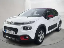 Vit Begagnad 2018 Citroën C3 Feel Halvkombi | 77 350 kr (Bra pris)