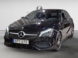 Svart Begagnad 2016 Mercedes A200 AMG Halvkombi | 164 900 kr (Marknadspris)