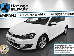 Vit Begagnad 2014 VW Golf VII Halvkombi | 89 900 kr (Marknadspris)