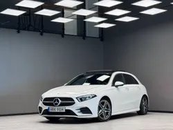 Vit Begagnad 2021 Mercedes A200 AMG Halvkombi | 329 900 kr (Dyr)