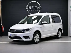 Vit Begagnad 2018 VW Caddy Life Minibuss | 289 800 kr