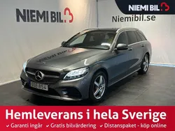 Grå Begagnad 2018 Mercedes C220 AMG line Kombi | 309 900 kr (Lite dyr)