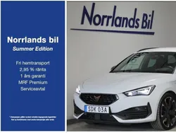 Vit (nevada white metallic) Begagnad 2023 Cupra Leon VZ Kombi | 299 900 kr (Superpris)