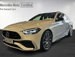 Vit Begagnad 2023 Mercedes C43 AMG AMG Kombi | 678 900 kr (Marknadspris)