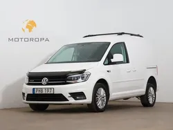 Vit Begagnad 2017 VW Caddy S Minibuss | 159 000 kr (Bra pris)