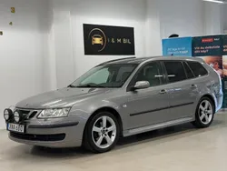 Ljusgrå Begagnad 2006 Saab 9-3 Vector Kombi | 49 900 kr (Marknadspris)