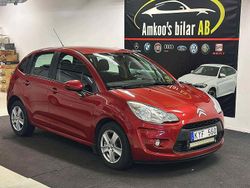 Röd Begagnad 2010 Citroën C3 Halvkombi | 33 900 kr (Marknadspris)
