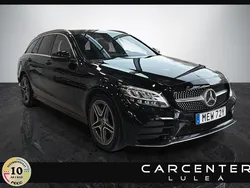 Svart Begagnad 2019 Mercedes C200 AMG line Kombi | 259 900 kr (Marknadspris)
