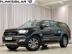 Svart (svart metallic) Begagnad 2018 Ford Ranger Wildtrack Pickup | 299 900 kr (Dyr)
