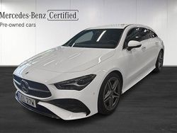 Vit (polarvit ) Begagnad 2023 Mercedes CLA200 Shooting Brake AMG Kombi | 349 000 kr (Bra pris)