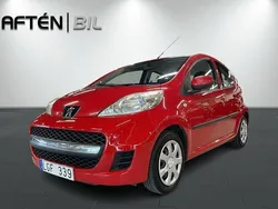 Röd Begagnad 2011 Peugeot 107 Halvkombi | 49 800 kr (Lite dyr)