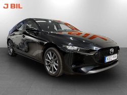 Jet black Begagnad 2022 Mazda 3 Sky Halvkombi | 229 900 kr (Marknadspris)