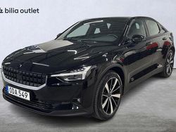 Svart Begagnad 2021 Polestar 2 Long Range Dual motor Halvkombi | 309 000 kr (Marknadspris)
