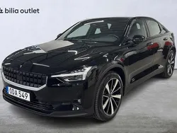 Svart Begagnad 2021 Polestar 2 Long Range Dual motor Sedan | 309 000 kr (Marknadspris)