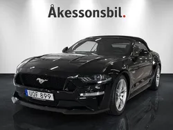 Svart Begagnad 2018 Ford Mustang GT Convertible Cab | 489 000 kr (Marknadspris)