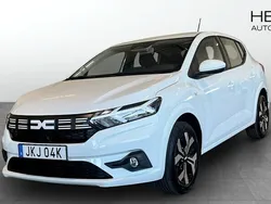 Vit (white) Ny 2025 Dacia Sandero Expression Halvkombi | 219 900 kr (Marknadspris)