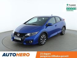Blå Begagnad 2015 Honda Civic Sport Halvkombi | 163 000 kr (Marknadspris)