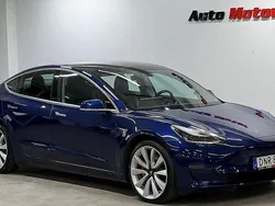Blå Begagnad 2019 Tesla Model 3 Performance Sedan | 229 900 kr (Marknadspris)