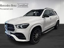 Vit (white) Begagnad 2020 Mercedes GLE450 AMG AMG Line Premium Plus SUV | 689 900 kr (Lite dyr)
