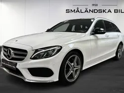 Vit Begagnad 2018 Mercedes C220 AMG line Kombi | 229 000 kr (Lite dyr)