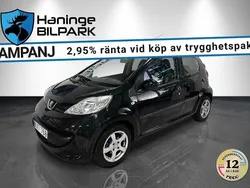 Svart Begagnad 2008 Peugeot 107 Halvkombi | 59 900 kr (Marknadspris)
