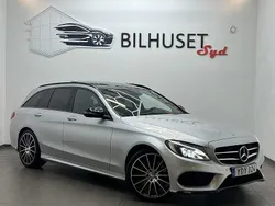 Silver Begagnad 2016 Mercedes C220 AMG Kombi | 188 500 kr (Lite dyr)
