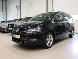 Svart Begagnad 2014 VW Sharan Minibuss | 174 700 kr (Lite dyr)