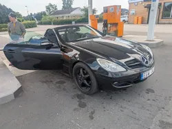 Svart Begagnad 2008 Mercedes SLK200 Cab | 159 000 kr (Dyr)
