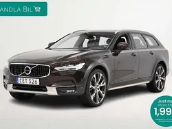 Mörkbrun Begagnad 2017 Volvo V90 CC Inscription Kombi | 379 900 kr (Lite dyr)