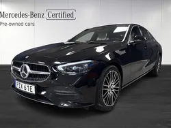 Svart Begagnad 2024 Mercedes C220 Avantgarde Sedan | 489 000 kr (Bra pris)
