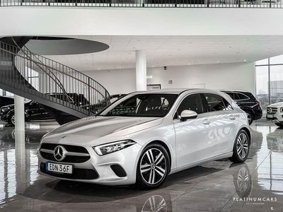 Begagnad Mercedes A200 Progressive 163 HK (119 kW) 2020 Silver Halvkombi