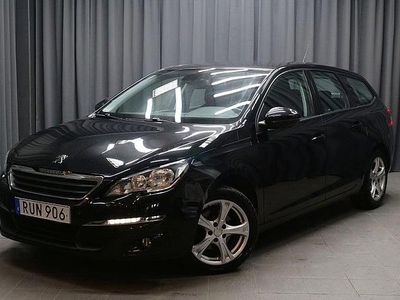 Svart Begagnad 2015 Peugeot 308 SW Kombi | 89 000 kr (Marknadspris)