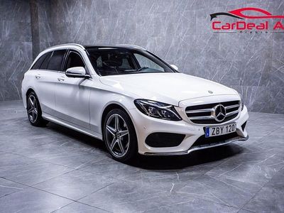 Vit Begagnad 2018 Mercedes C220 AMG Kombi | 259 800 kr (Lite dyr)