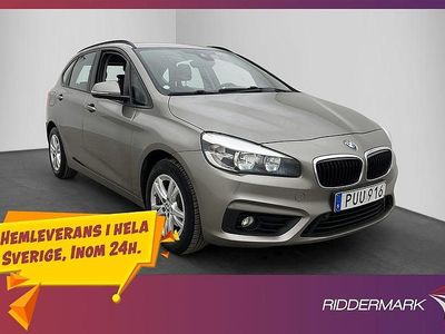 Begagnad BMW 218 Advantage 150 HK (110 kW) 2014 Silver Minibuss