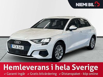 Vit Begagnad 2022 Audi A3 Sportback Halvkombi | 239 900 kr (Marknadspris)
