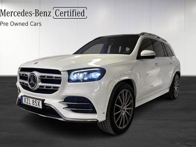 begagnad Mercedes GLS400 d 4MATIC AMG/Drag/Pano/7-Sits/SE SPEC/Moms 2022 Vit