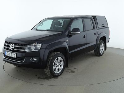 Svart Begagnad 2015 VW Amarok Highline Pickup | 208 000 kr (Marknadspris)