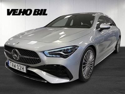 Begagnad Mercedes CLA200 Shooting Brake AMG line 163 HK (119 kW) 2025 Silver Kombi