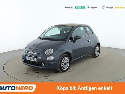 Grå Begagnad 2018 Fiat 500C Lounge Cab | 134 000 kr (Marknadspris)